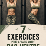 Femme en pleine séance d'exercices pour tonifier son bas-ventre