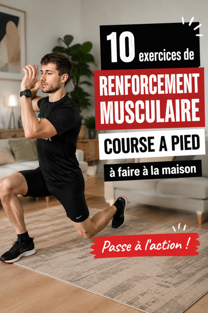 Exercice de renforcement musculaire à domicile, femme effectuant un squat