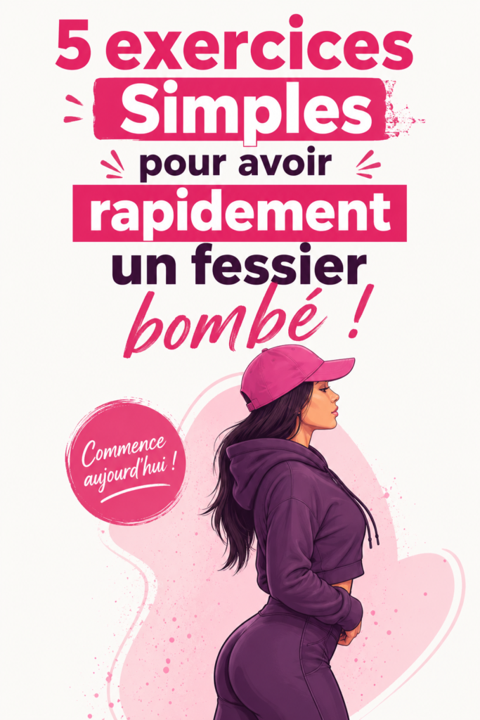 Femme réalisant un exercice ciblant le fessier dans un cadre intérieur