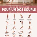 Femme pratiquant le yoga avec un flow de 30 minutes pour la flexibilité de la colonne vertébrale