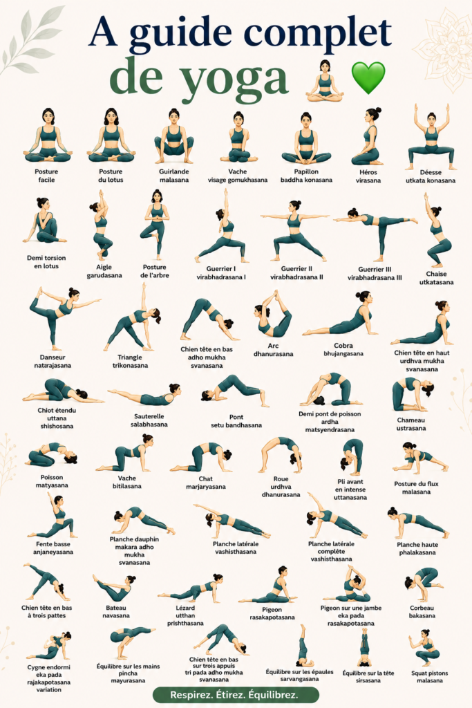 Femme pratiquant le yoga en pleine nature, illustration des bénéfices du yoga au quotidien.