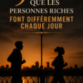 Illustration de personnes riches avec des habitudes quotidiennes inspirantes.
