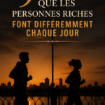 Illustration de personnes riches avec des habitudes quotidiennes inspirantes.