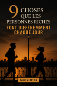 Illustration de personnes riches avec des habitudes quotidiennes inspirantes.
