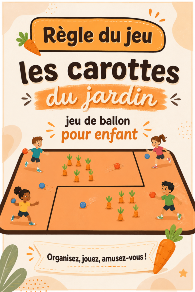 Un groupe d'enfants jouant à un jeu de ballon dans un jardin
