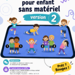 Enfants jouant à des jeux d'échauffement en plein air