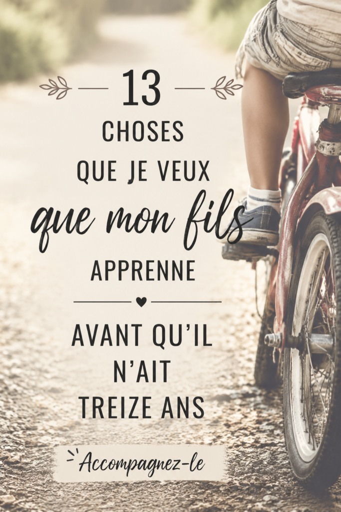 Un père et son fils discutent des leçons de la vie avant l'adolescence.