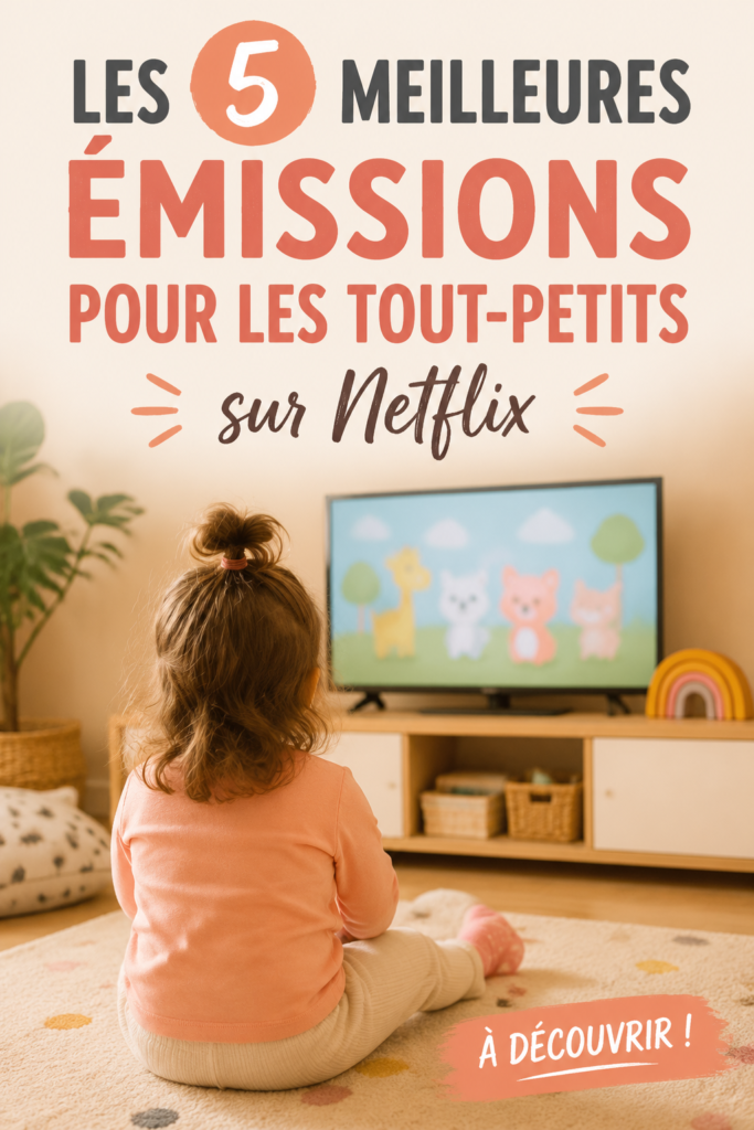 Cinq dessins animés captivants à découvrir sur Netflix pour les jeunes enfants.