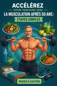 Femme de 50 ans en train de faire des exercices de musculation