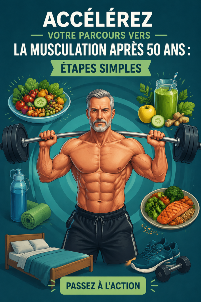 Femme de 50 ans en train de faire des exercices de musculation