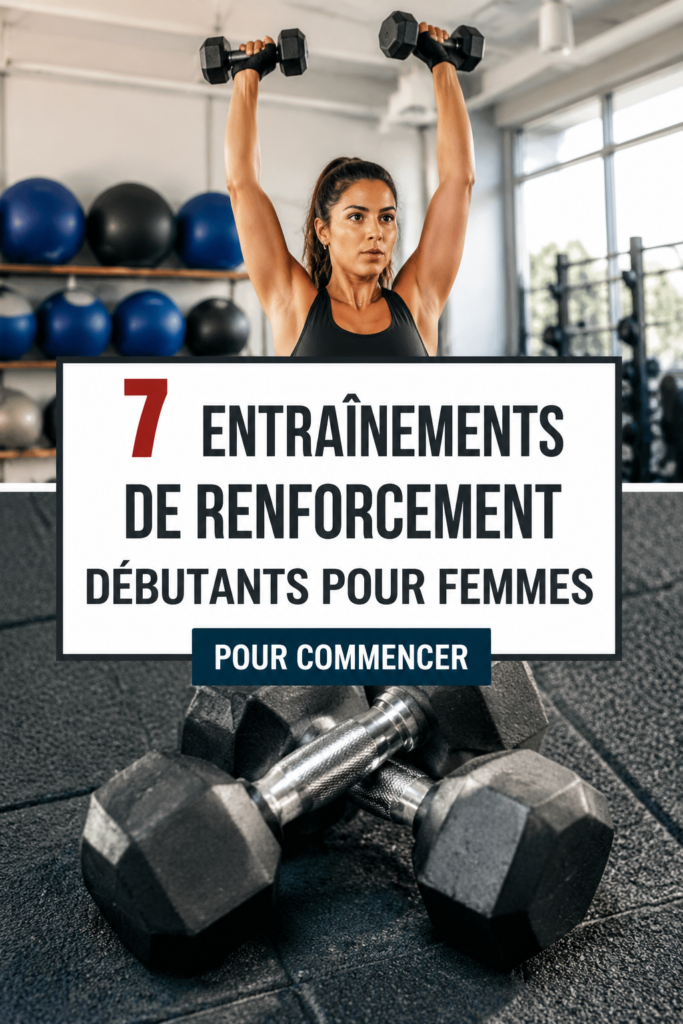 Femme effectuant des exercices de musculation dans un cadre accueillant