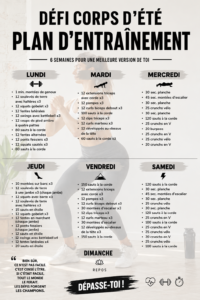 Femme en entraînement de fitness à l'extérieur durant l'été