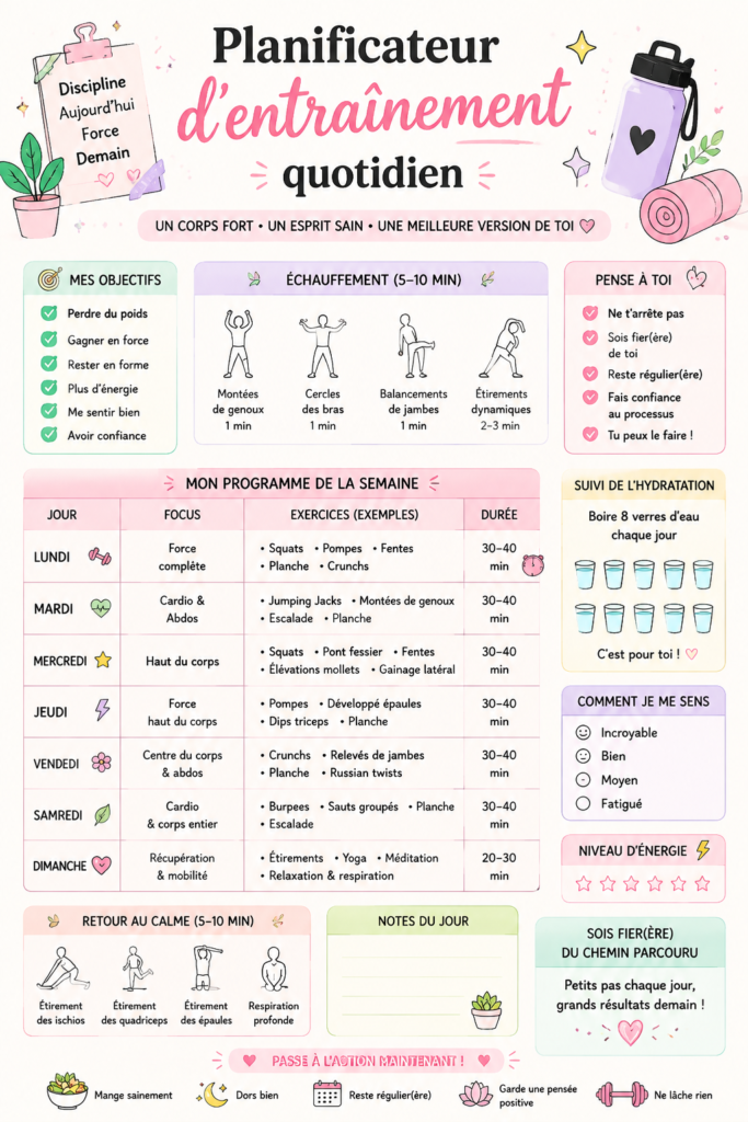 Femme faisant des exercices de fitness dans un cadre esthétique et inspirant.