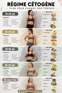 Femme de 30-50 ans dégustant un plat KETO équilibré