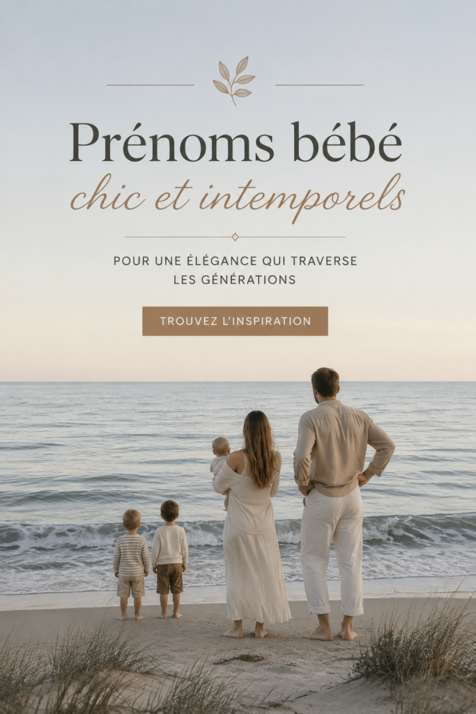 Sélection de prénoms vintage intemporels pour bébés.