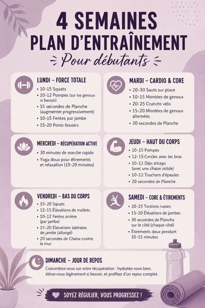 Un visuel de femmes en pleine séance d'entraînement, mettant en avant la convivialité et l'énergie de groupe.