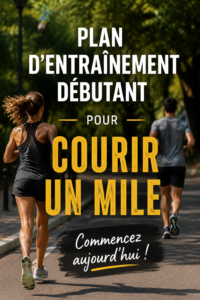 Femme en train de courir dans un parc, illustrant un programme d'entraînement pour débutants