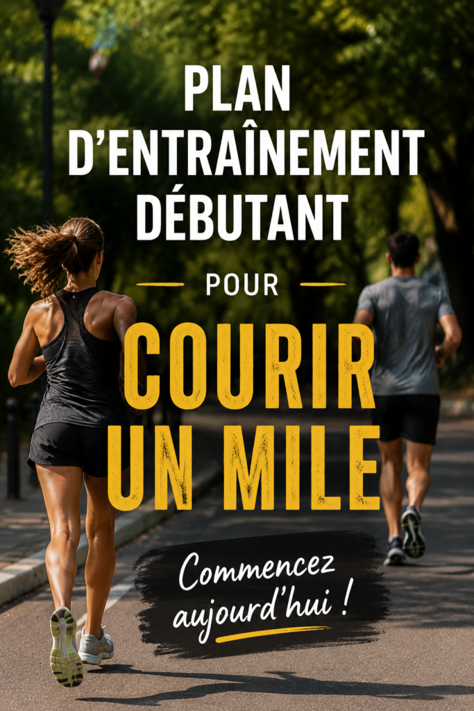 Femme en train de courir dans un parc, illustrant un programme d'entraînement pour débutants