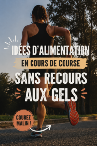 Encas sains pour le ravitaillement pendant la course