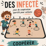 Jeu en extérieur avec des enfants jouant au jeu DES INFECTÉ
