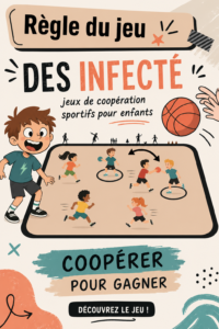 Jeu en extérieur avec des enfants jouant au jeu DES INFECTÉ
