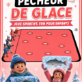 Un groupe d'enfants jouant au jeu Pêcheur de Glace, riant ensemble dans un cadre amusant.
