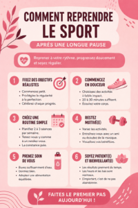 Femme souriante prête à reprendre le sport après une longue pause