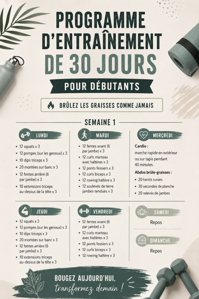 Femme faisant des exercices à la maison sur un tapis de yoga