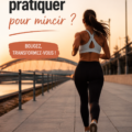 Femme faisant du jogging en plein air pour perdre du poids