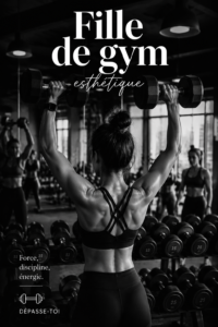 Femme dans une tenue de sport aesthetic, prête à s'entraîner avec style.