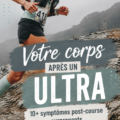 Femme se reposant après un ultra marathon, montrant des signes de fatigue