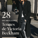 Une sélection de tenues élégantes inspirées par Victoria Beckham, parfaites pour un look moderne.