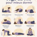 Femme pratiquant le yoga du soir dans un cadre apaisant