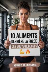 Plats colorés avec des aliments énergétiques pour femmes sportives