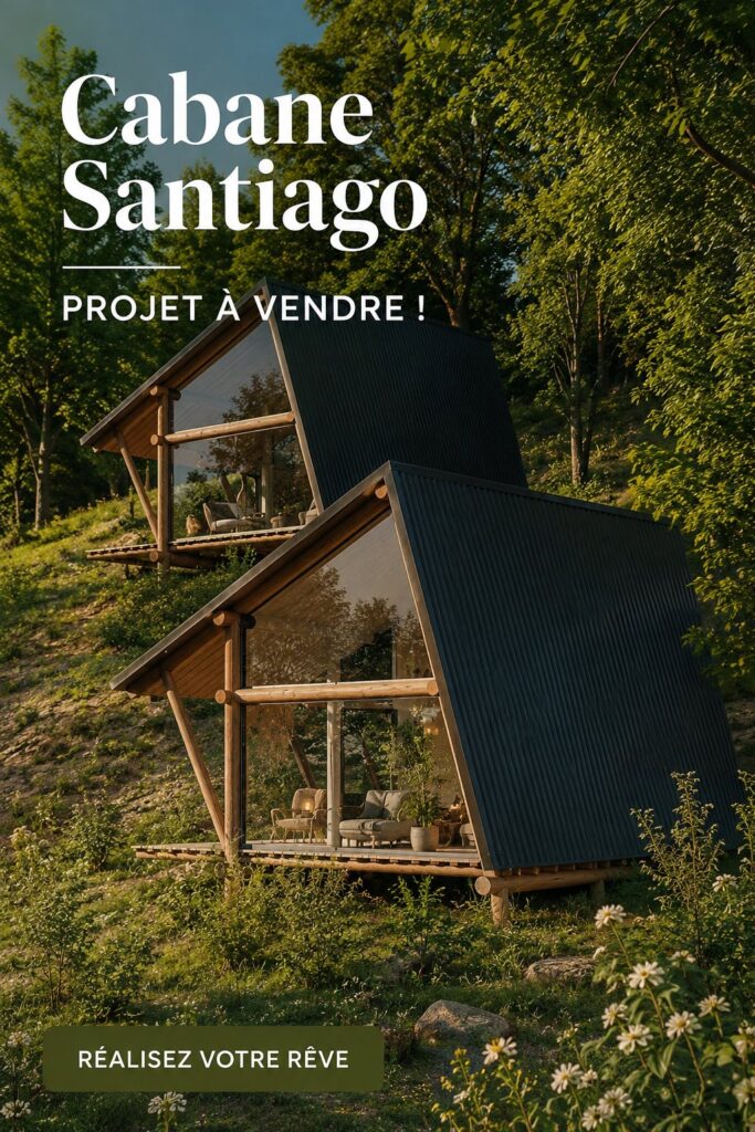 Image de la Cabana Santiago en pleine nature, idéale pour une escapade de plein air.