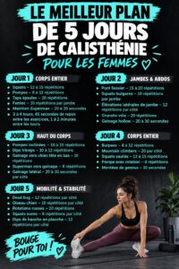 Femme effectuant un exercice de calisthénie dans un parc