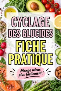 Un plat équilibré illustrant le concept du Carb Cycling dans un cadre de fitness.