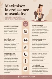Femme s'entraînant avec des haltères pour développer ses muscles.