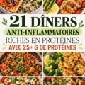 Un plat coloré et sain avec des protéines, légumes et épices anti-inflammatoires.