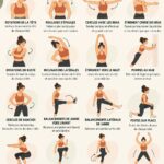 Femme pratiquant des exercices d'échauffement avant de s'entraîner.