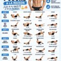 Femme faisant des exercices d'abdominaux à la maison