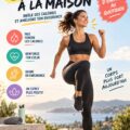 Femme en pleine séance d'entraînement cardio, souriante et active.