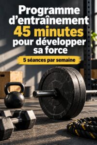 Une femme s'entraînant avec des poids lors d'une séance d'entraînement fractionnée