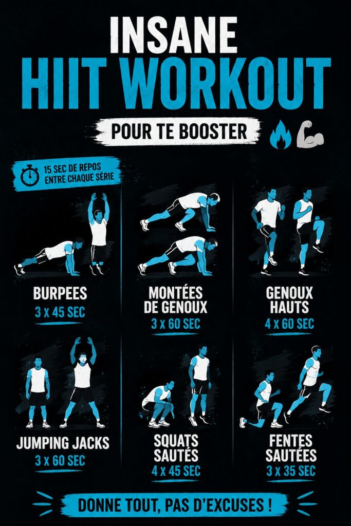 Femme motivée pratiquant un entraînement HIIT énergisant avec des haltères