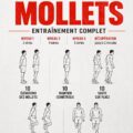 Femme en train de faire des exercices pour renforcer ses mollets.