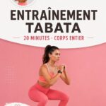 Femme s'entraînant pendant une séance de Tabata à domicile