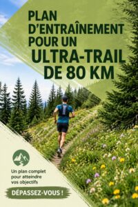 Femme courant sur un sentier pour un ultramarathon de 50 miles