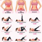 Femme faisant des exercices pour un ventre plat dans un salon lumineux.