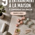 Matériel essentiel pour un entraînement à domicile incluant des poids et un tapis de yoga