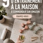 Matériel essentiel pour un entraînement à domicile incluant des poids et un tapis de yoga